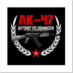 AK47 Avtomat kalashnikova Posters and Art